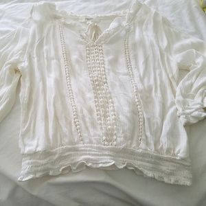 Love Tree White Lace Blouse